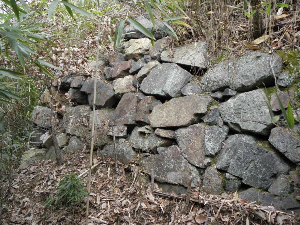 本丸の石垣 本丸の石垣