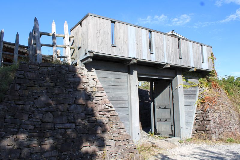 二の郭入り口の門