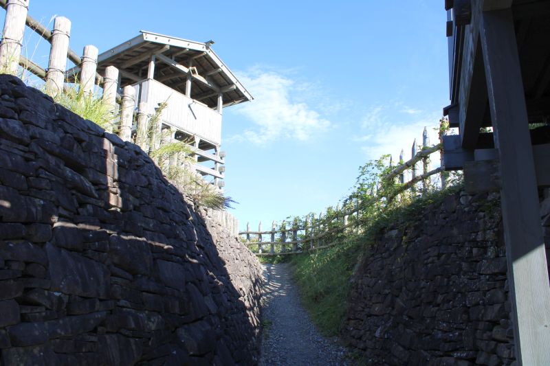 二の郭入り口の門を入ったところ